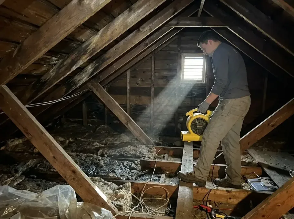 attic-water-damage-drying-proc-007 — frequently asked questions, Emergency Water Extraction & 24/7 Flood Response in Oil Cit…